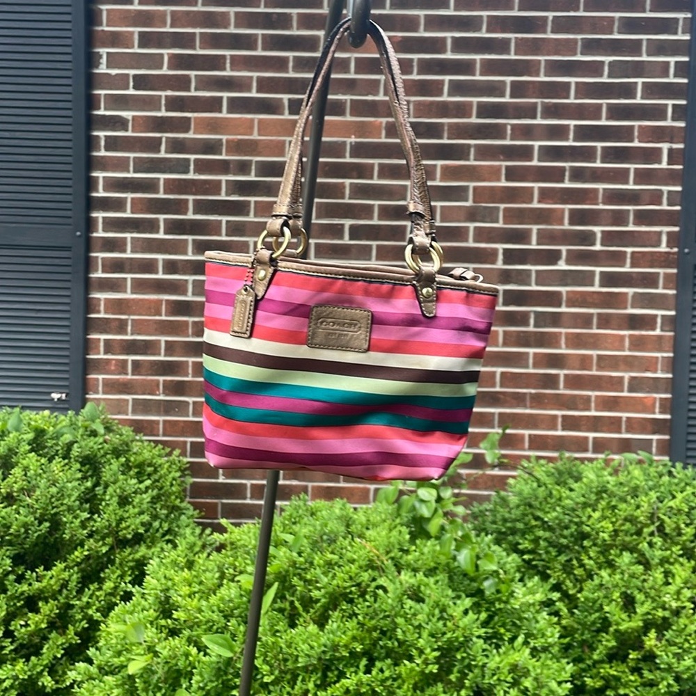Coach legacy mini tote